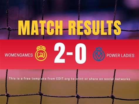 game result online